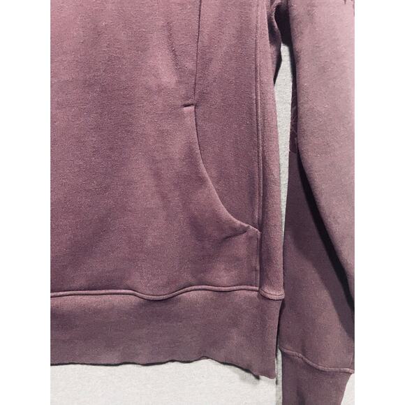 Lululemon Floral Flock Pullover Black Cherry Size 8/M {Read} - Picture 11 of 13